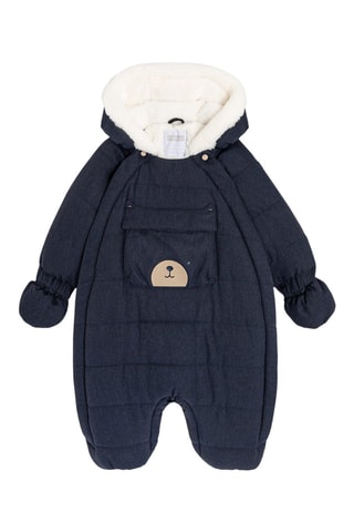 Skipakje met capuchon - Marineblauw - Obaïbi
