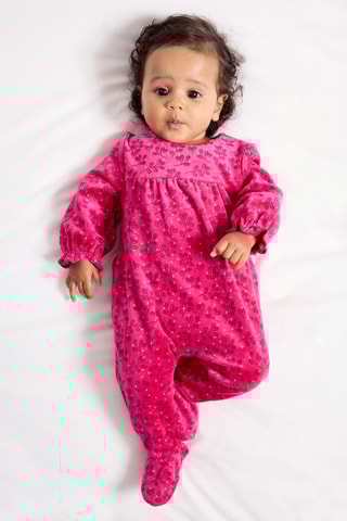 Velours Pyjama - Roze - Obaïbi