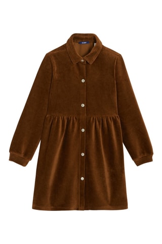 Blouse-jurk Bruin - Okaïdi