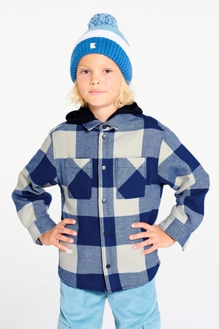 Jasje met capuchon - Felblauw - Okaïdi