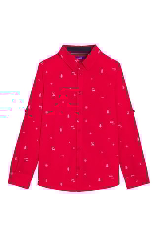 Blouse - Rood - Okaïdi