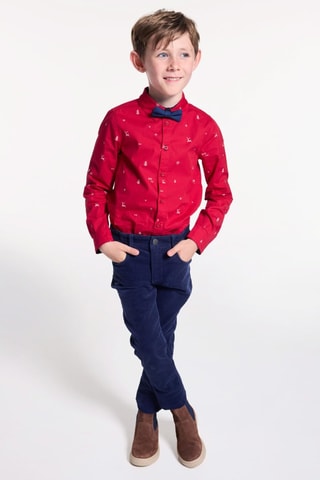 Blouse - Rood - Okaïdi