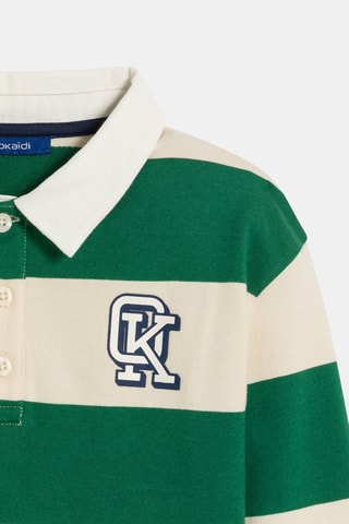 Polo - Groen en Beige - Okaïdi