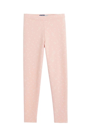 Legging Poederroze en Wit - Okaïdi