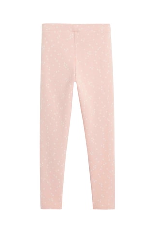 Legging Poederroze en Wit - Okaïdi