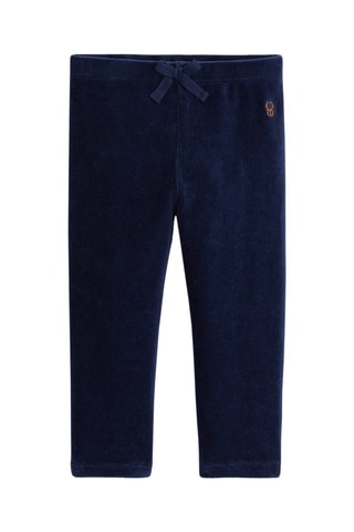 Velours Legging - Marineblauw - Obaïbi