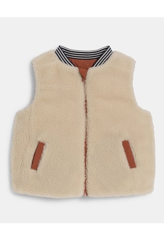 Dubbelzijdige Bodywarmer - Bruin - Obaïbi
