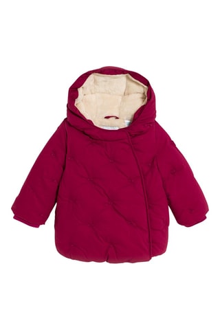 Gewatteerde Jas met Capuchon - Fuchsia - Obaïbi