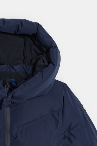 Gewatteerde Jas met Capuchon - Marineblauw - Okaïdi