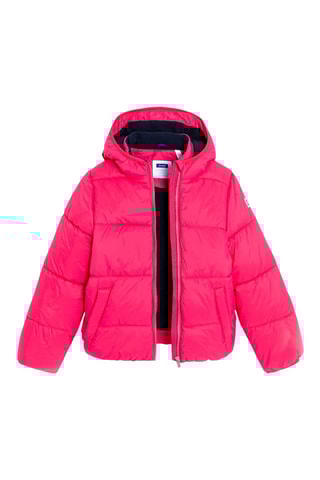 Gewatteerde Jas met Capuchon - Fuchsia - Okaïdi