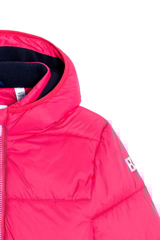 Gewatteerde Jas met Capuchon - Fuchsia - Okaïdi