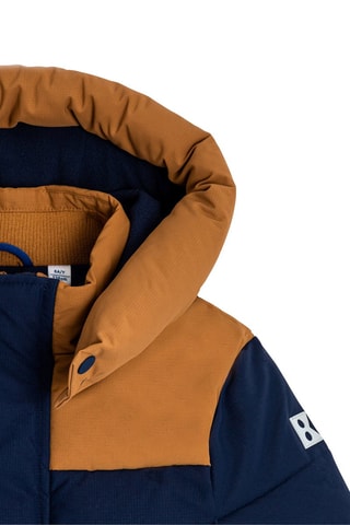 Gewatteerde Jas met Capuchon - Marineblauw - Okaïdi