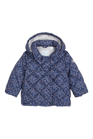 Gewatteerde Jas met Capuchon - Blauw - Obaïbi