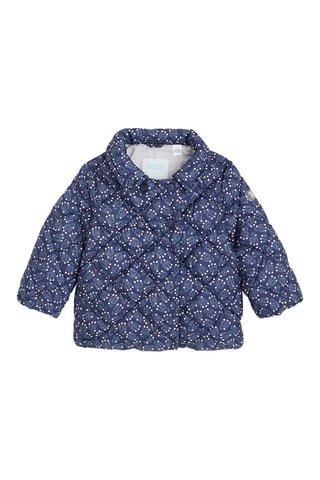 Gewatteerde Jas met Capuchon - Blauw - Obaïbi