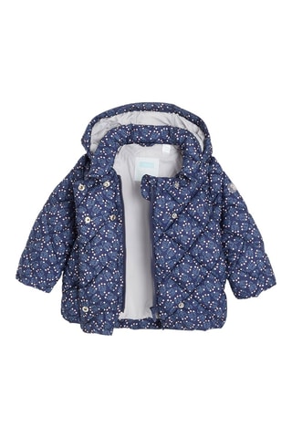Gewatteerde Jas met Capuchon - Blauw - Obaïbi
