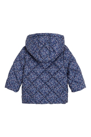 Gewatteerde Jas met Capuchon - Blauw - Obaïbi