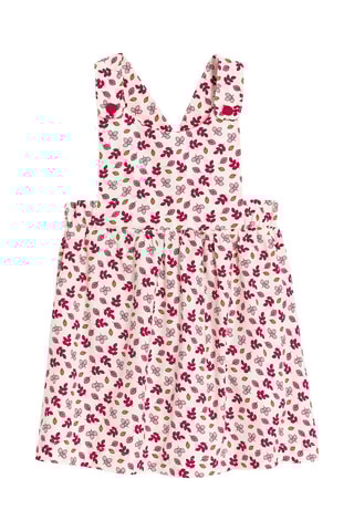 Spijkerbodysuit en Tuinjurk - Roze - Obaïbi