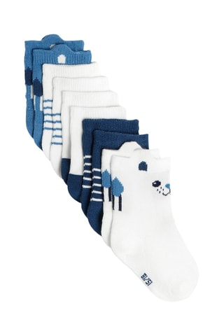 5 Paar Sokken - Blauw - Obaïbi -