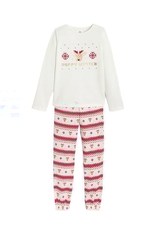 Pyjama - Rood en Wit - Okaïdi