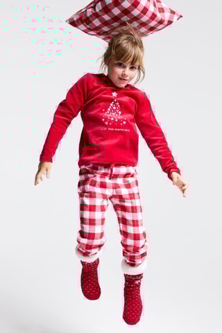 Pyjama - Rood en Wit - Okaïdi