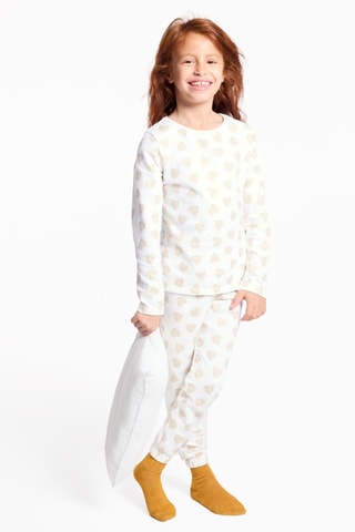 Pyjama - Wit en Goudkleurig - Okaïdi