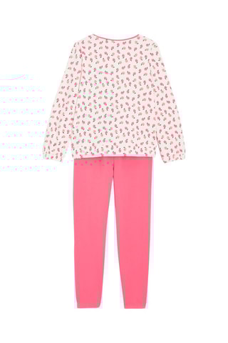 Pyjama Roze en Ecru - Okaïdi