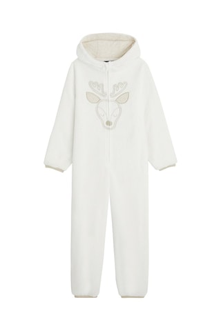 Overpyjama met Capuchon Ecru - Okaïdi