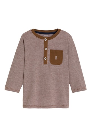 T-shirt - Bruin - Obaïbi -
