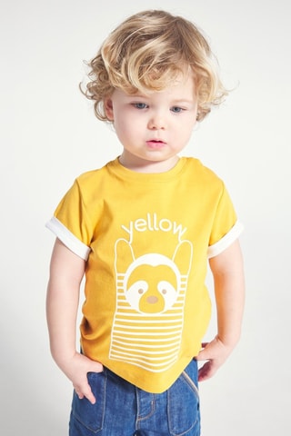 T-shirt - Geel - Obaïbi -