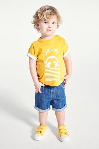 T-shirt - Geel - Obaïbi -