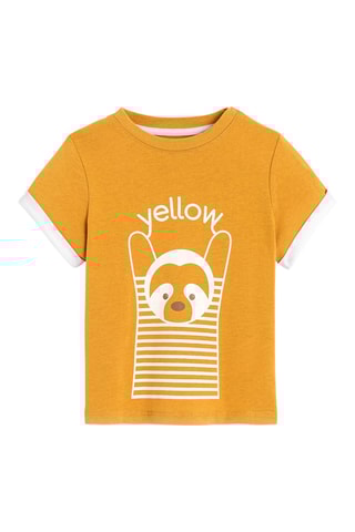 T-shirt - Geel - Obaïbi -