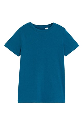 T-shirt - Pauwblauw - Okaïdi