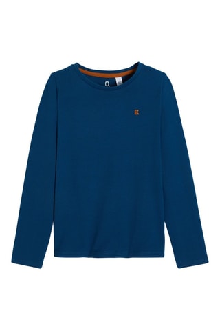 T-shirt - Pauwblauw - Okaïdi