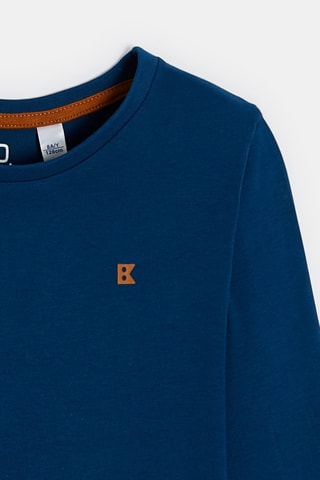 T-shirt - Pauwblauw - Okaïdi