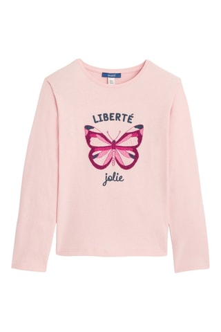 T-shirt - Lichtroze - Okaïdi
