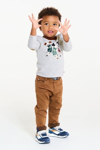 T-shirt - Gemêleerd Grijs - Obaïbi