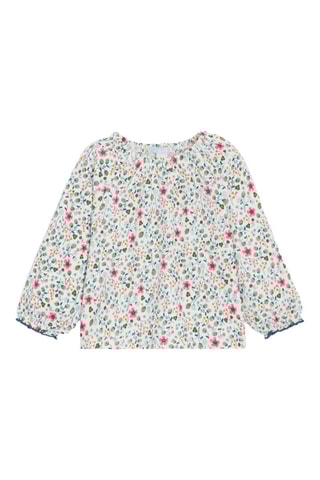 T-shirt - Ecru en Roze - Obaïbi