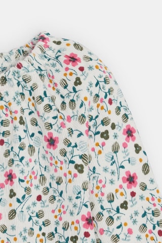 T-shirt - Ecru en Roze - Obaïbi