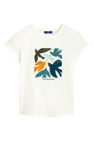 T-shirt - Ecru - Okaïdi