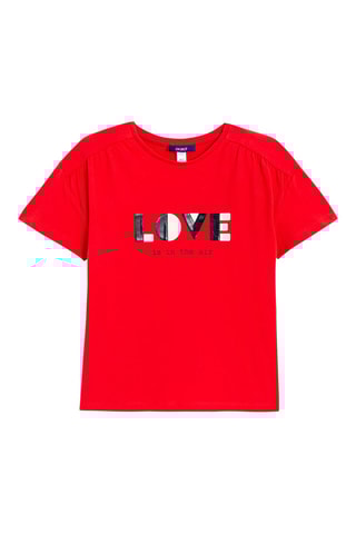 T-shirt - Rood - Okaïdi