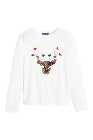 T-shirt - Ecru - Okaïdi