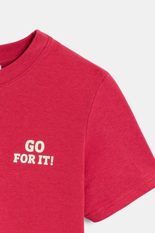 T-shirt - Rood - Okaïdi