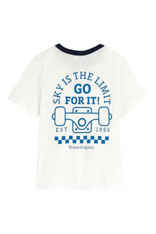 T-shirt - Wit - Okaïdi