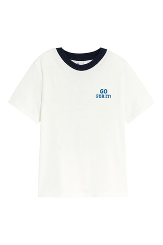 T-shirt - Wit - Okaïdi