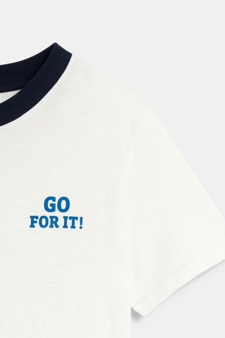 T-shirt - Wit - Okaïdi
