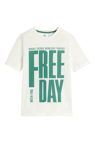 T-shirt - Wit - Okaïdi