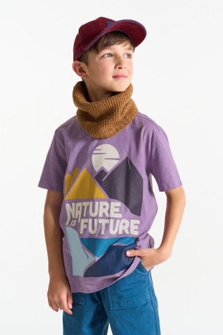 T-shirt - Paars - Okaïdi