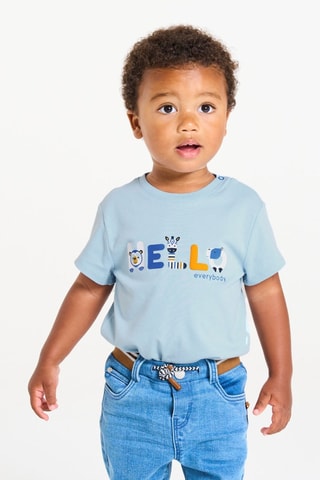 T-shirt - Hemelsblauw - Obaïbi