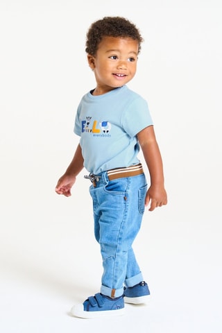 T-shirt - Hemelsblauw - Obaïbi