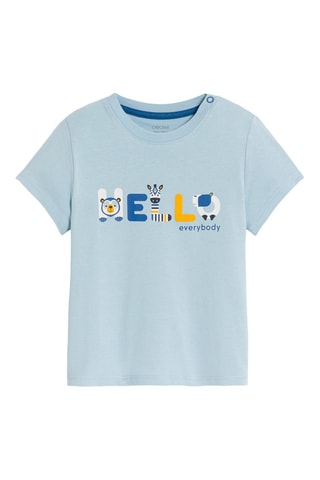 T-shirt - Hemelsblauw - Obaïbi